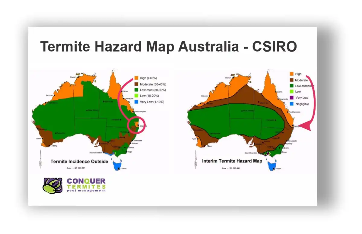 Termite Hazard Map of Australia