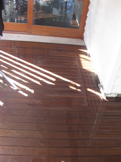 Replacing deck timbers - Camp Hill 01